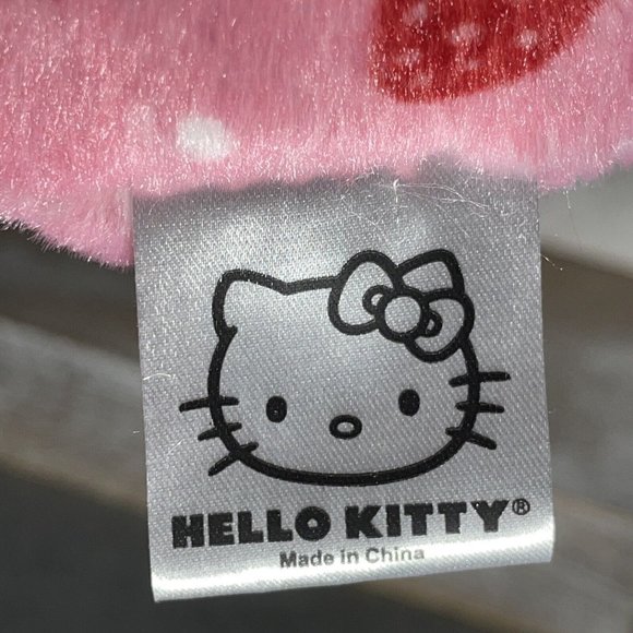 2023 Sanrio Hello Kitty Easter Bunny Rabbit Ears Stuffed Plush Strawberry 11" - Picture 11 of 14